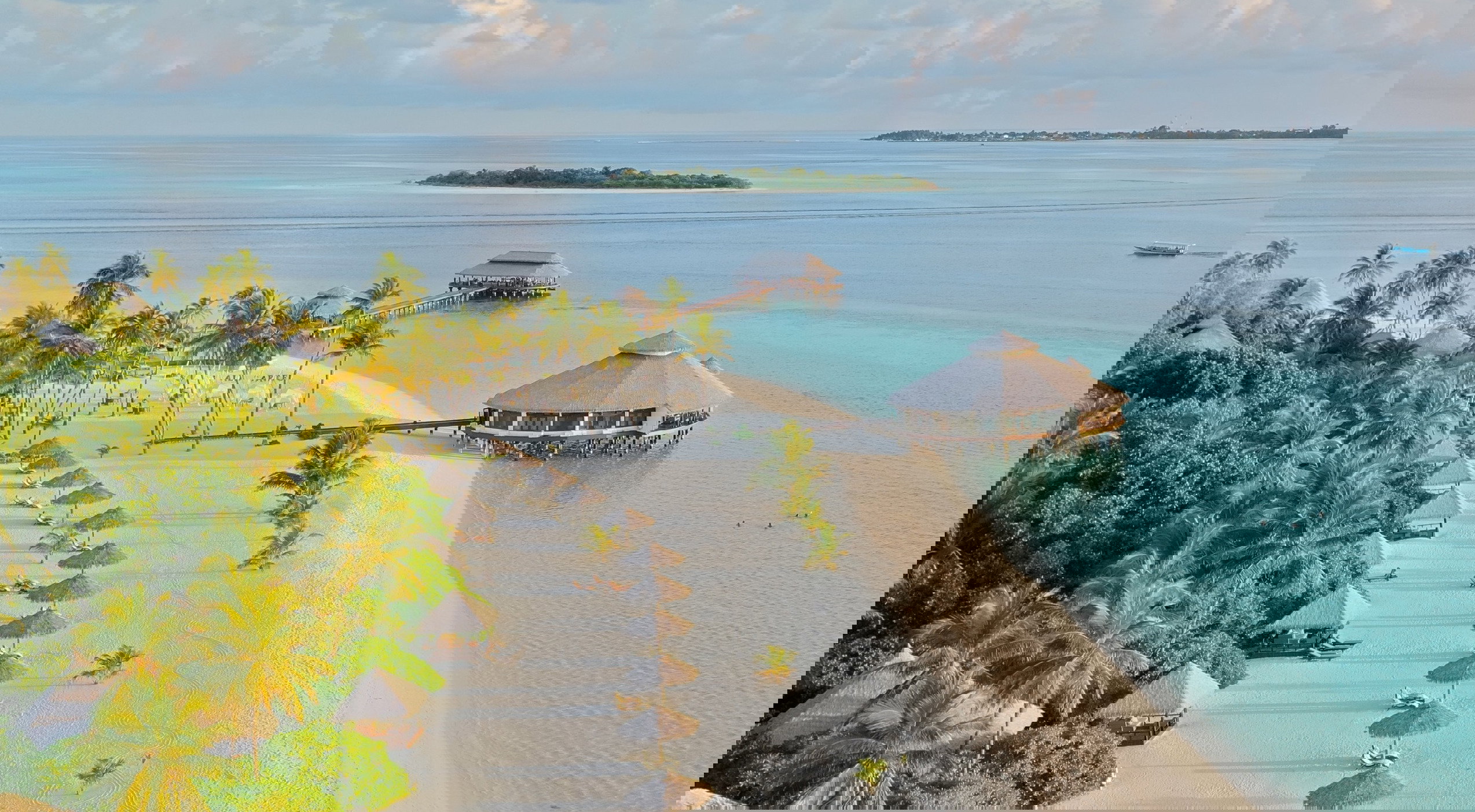 High Angle View Of Beach Against Sky