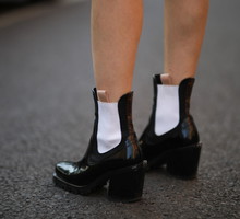 Modne botki na słupku do 200 zł