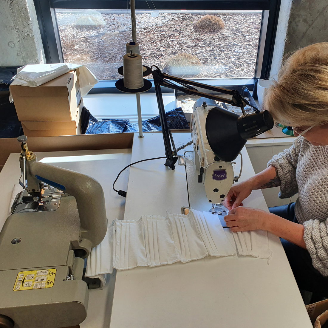 WITTCHEN szyje maseczki dla szpitali