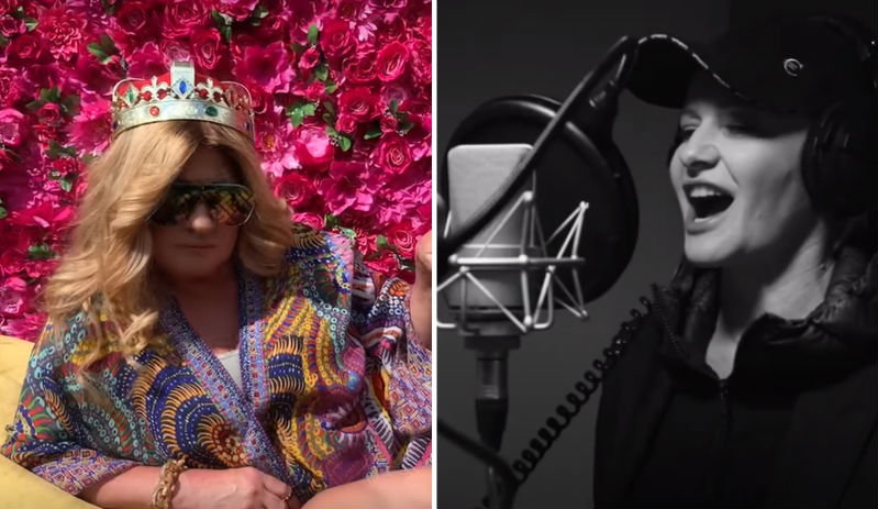 Beata Kozidrak i Małgorzata Kożuchowska