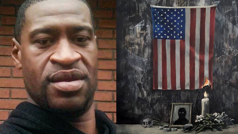 Banksy zabrał głos w sprawie śmierci George'a Floyda