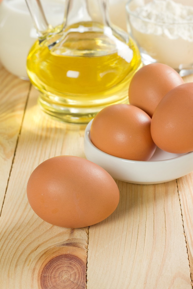 Maska z żółtkami i oliwą
