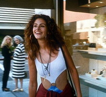 Julia Roberts w filmie "Pretty woman"