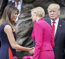 Donald i Melania Trump, Agata Duda