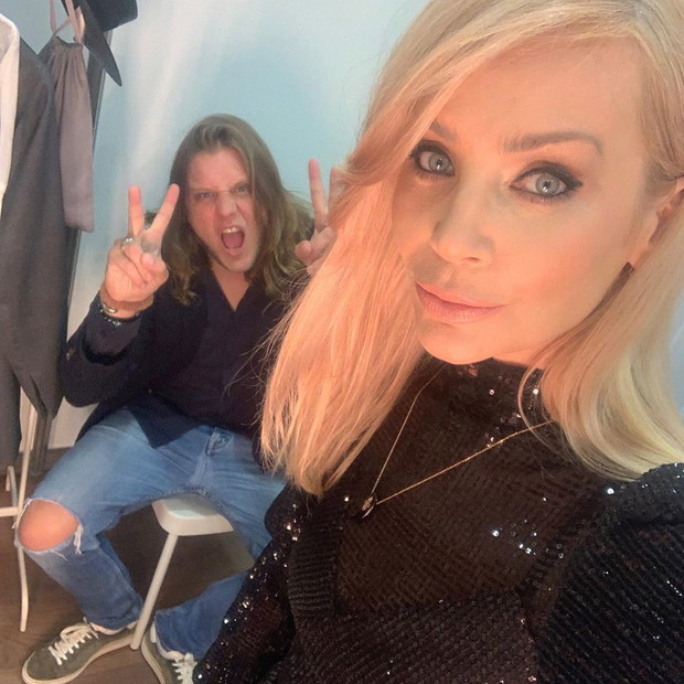 Agnieszka Woźniak-Starak z mężem, Piotrem