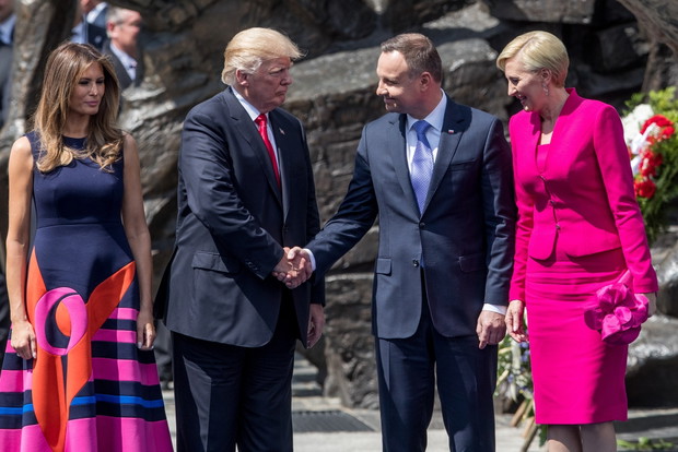 Donald i Melania Trump, Andrzej i Agata Duda