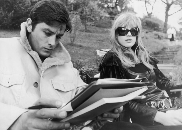 Alain Delon i Marianne Faithfull