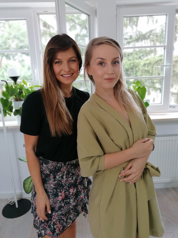 Anna Lewandowska i Sandra Hajduk