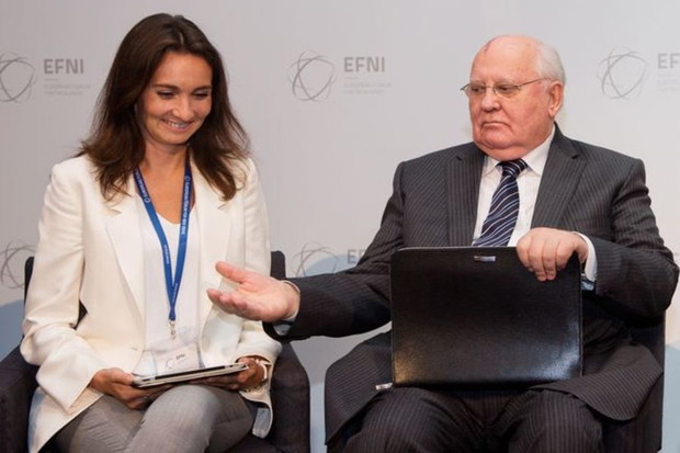 Dominika Kulczyk-Lubomirska podczas Europejskiego Forum Idei w Sopocie.