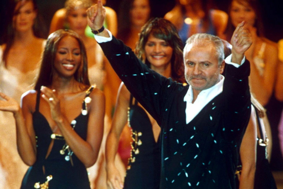 Gianni Versace i Naomi Campbell