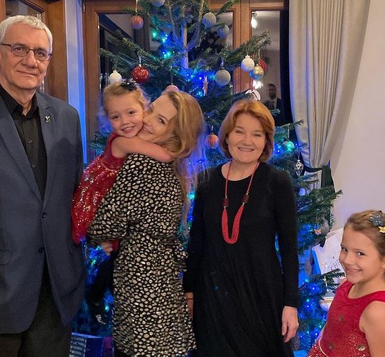 Hanna Zborowska-Neves z rodziną