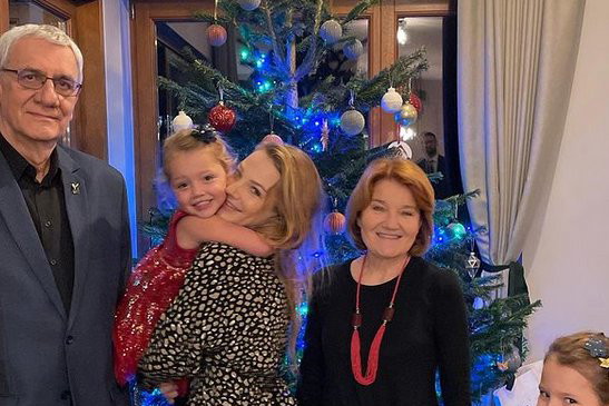 Hanna Zborowska-Neves z rodziną