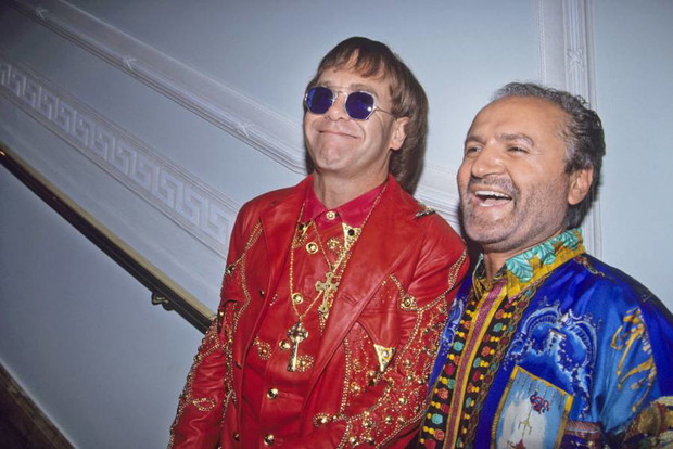 Gianni Versace i Elton John