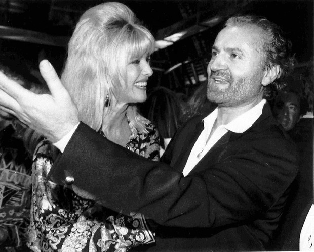 Gianni Versace i Ivana Trump