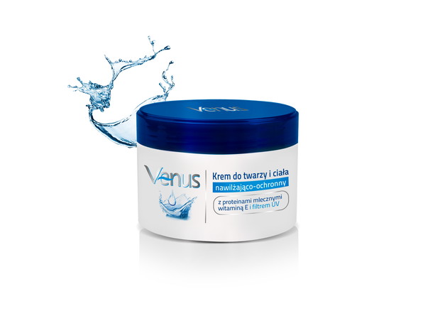 Venus krem do twarzy i ciała z proteinami mlecznymi i witaminą E