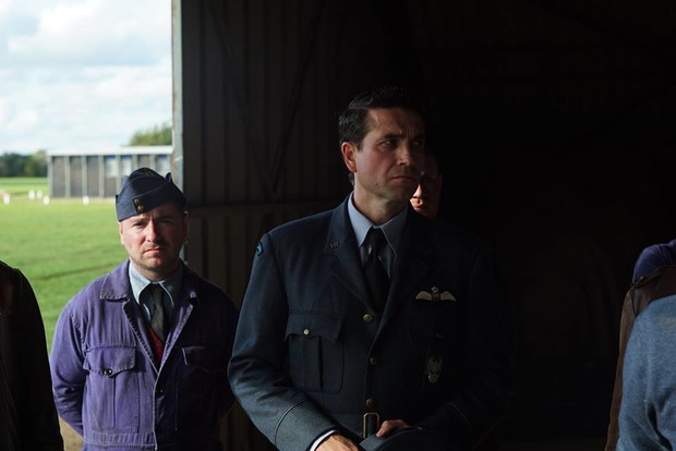 Marcin Dorociński na planie filmu Hurricane