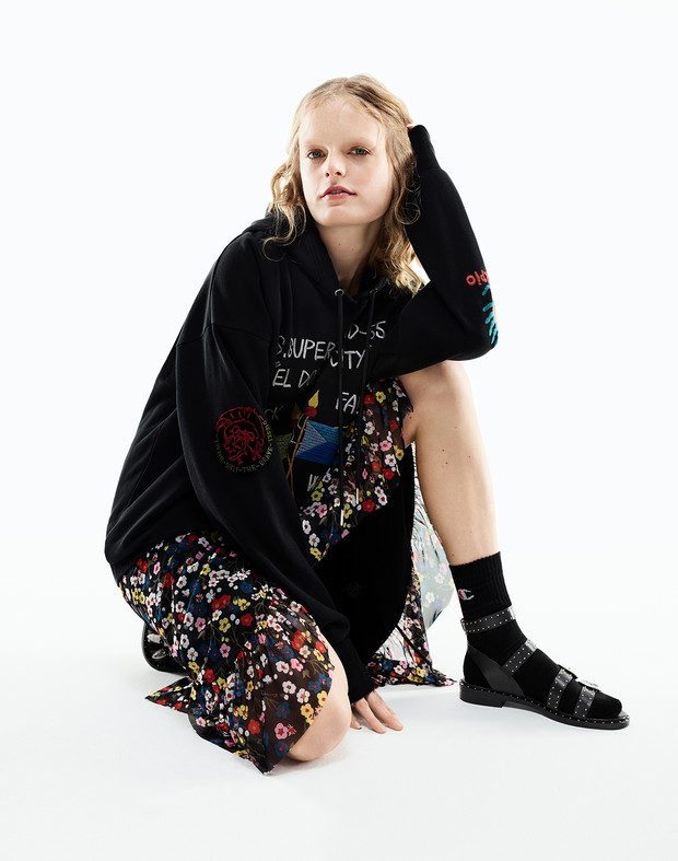 Hanne Gaby Odiele w kampanii Zalando Ja. Bez ograniczeń