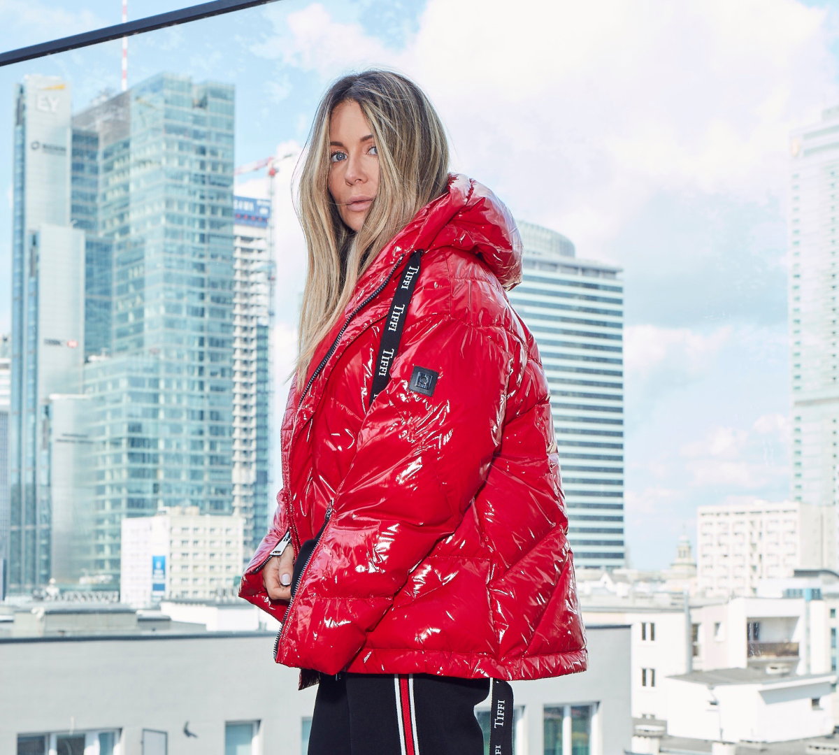 Puchowa kurtka Małgorzaty Rozenek