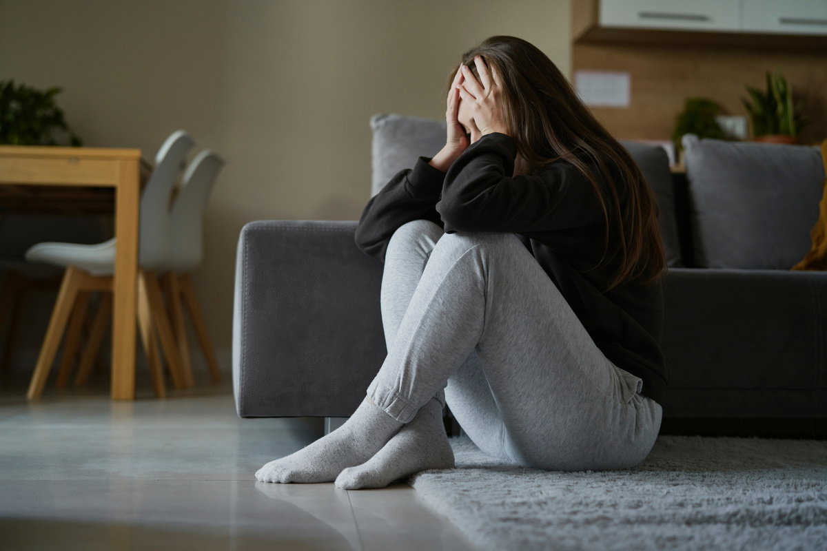 załamana kobieta