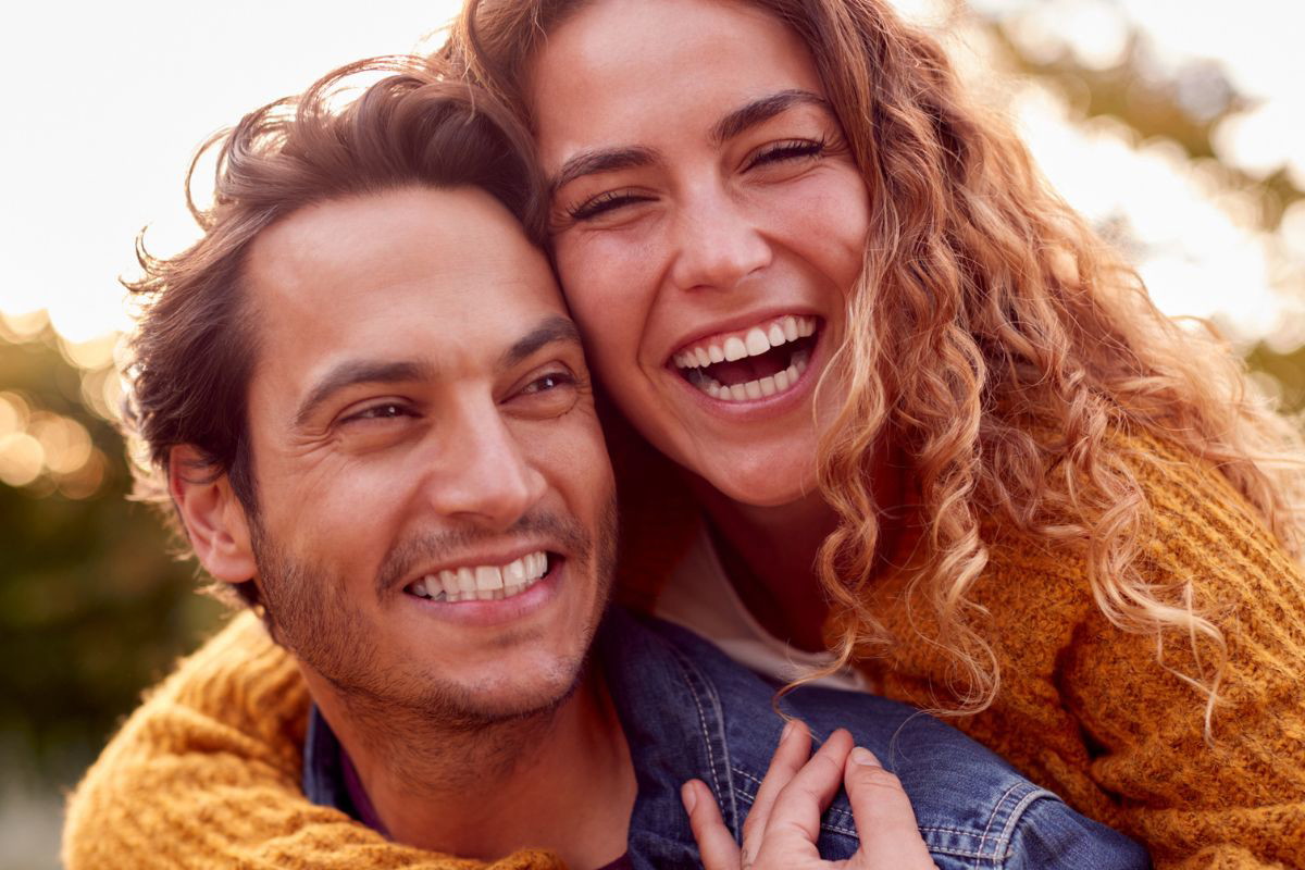 zakochana, szczęśliwa para