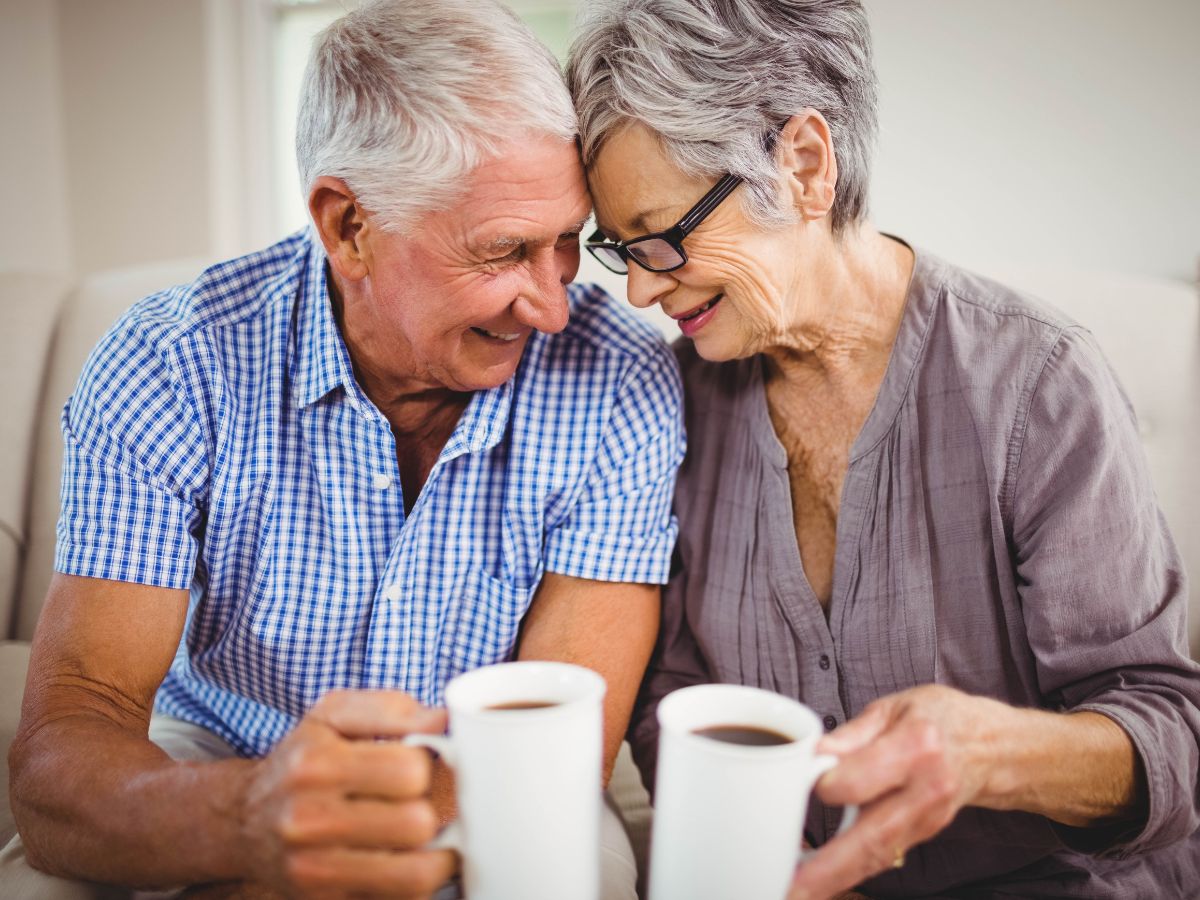 para zakochanych seniorów