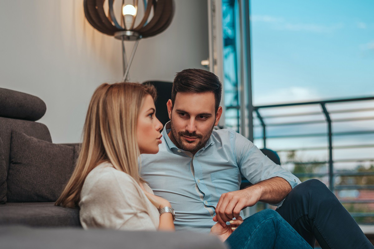 mężczyzna chciała zerwać z dziewczyną