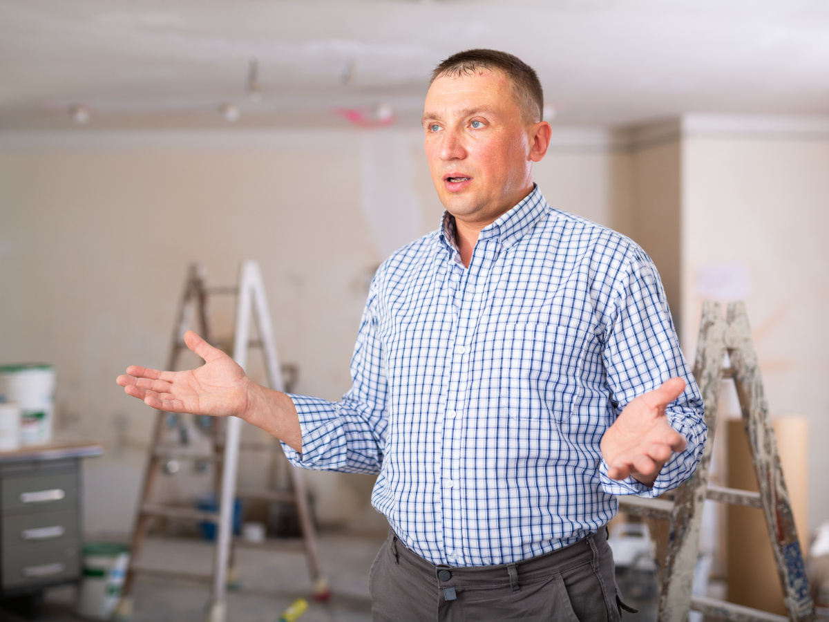 zły mężczyzna remont