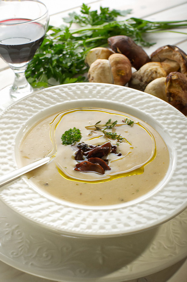 Dwa grzyby w barszcz