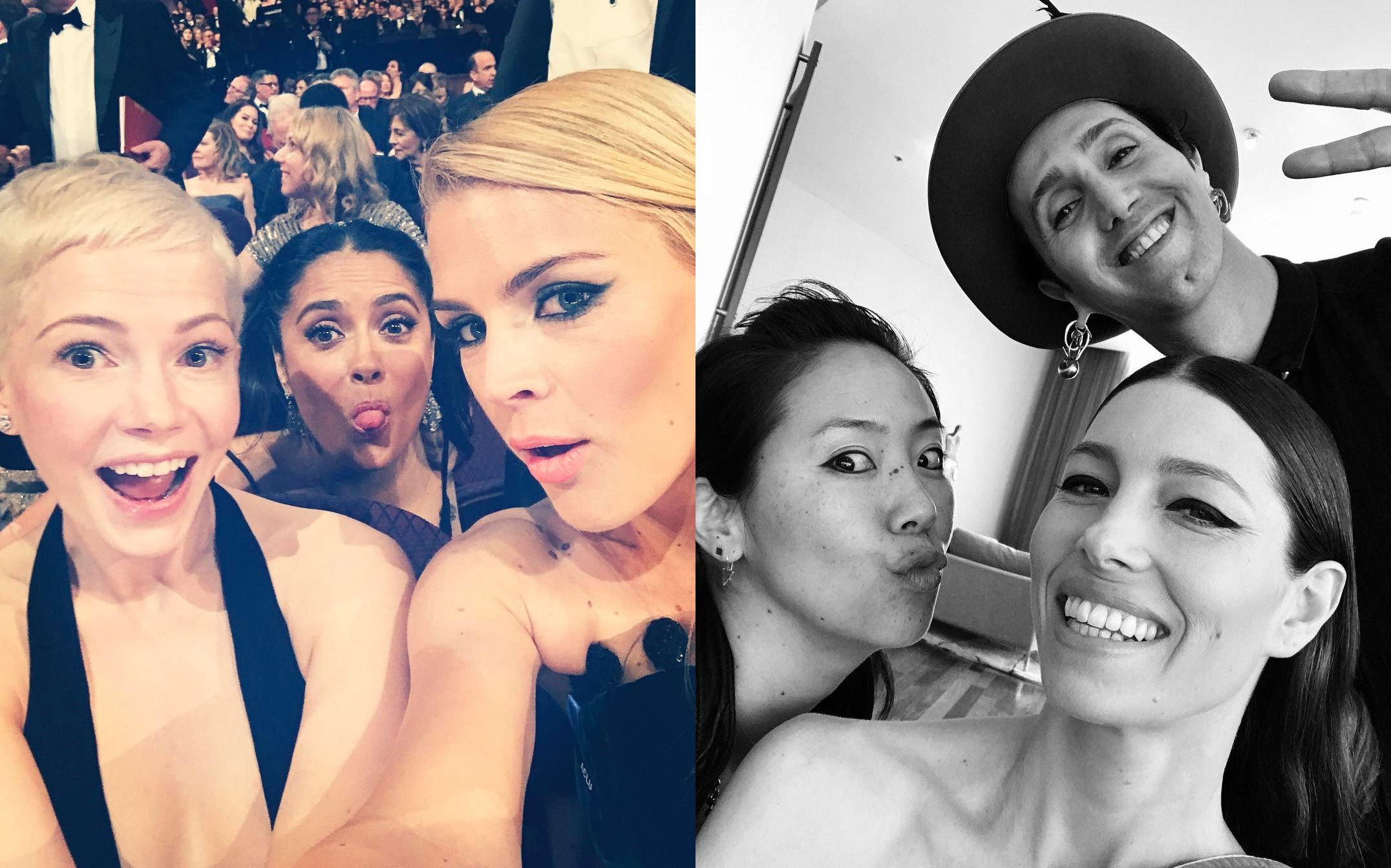 Michelle Williams, Jessica Biel Oscary 2017