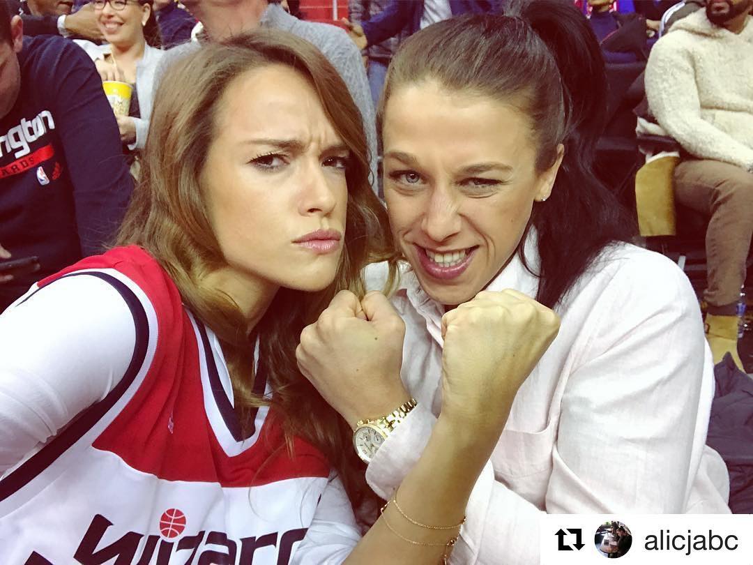 Joanna Jędrzejczyk z Alicją Bachledą-Curuś