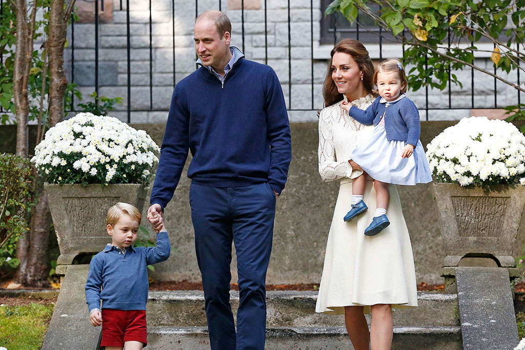 Księżna Kate książę William z dziećmi