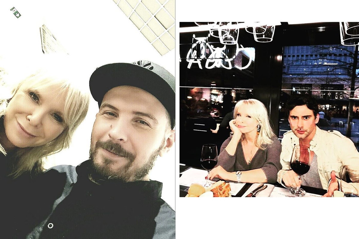 Małgorzata Domaglik z O.S.T.R i Marcinem Tyszką