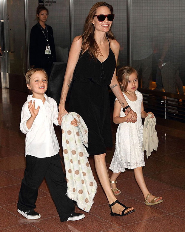 Angelina Jolie z dziećmi