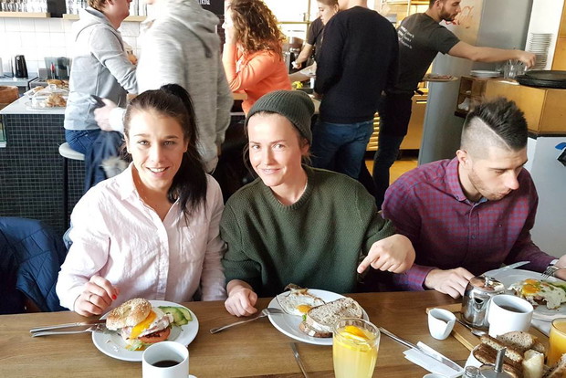 Joanna Jędrzejczyk na planie Agent.Gwiazdy, Olga Frycz