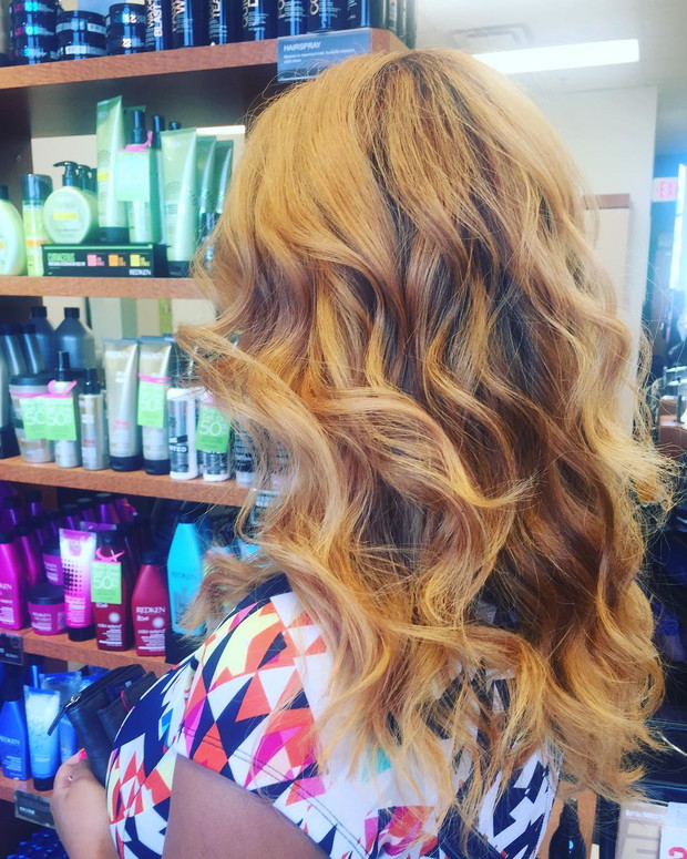 Pomarańczowe włosy