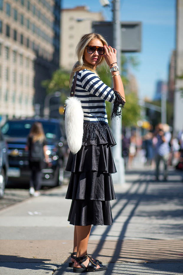 Top w bretońskie paski