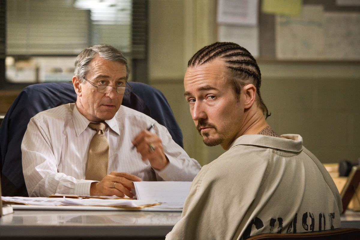 Edward Norton w filmie "Stone"