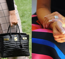 Torebka i pierścionek Melanii Trump