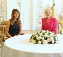 Pierwsze Damy Melania Trump i Agata Duda