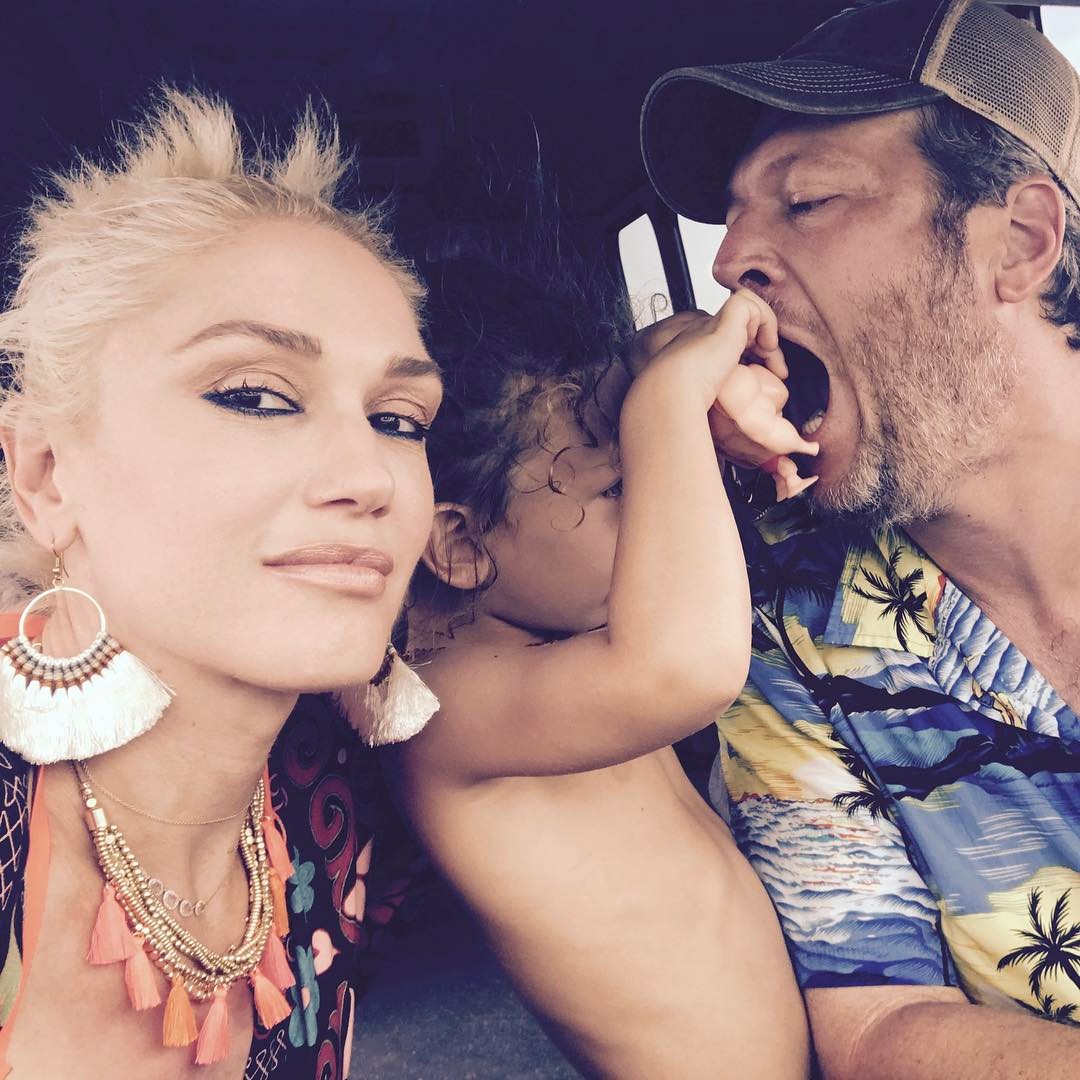 Gwen Stefani z rodziną