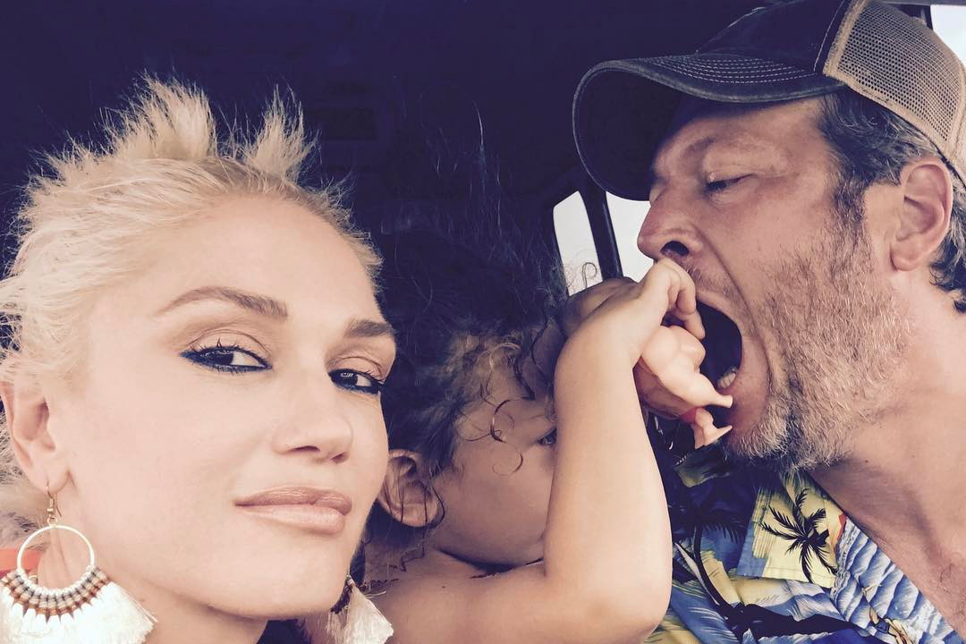 Gwen Stefani z rodziną
