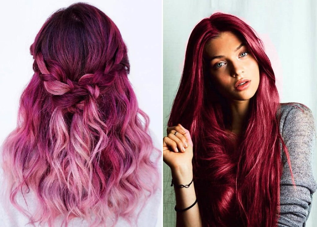 Pagenta - trend w koloryzacji włosów