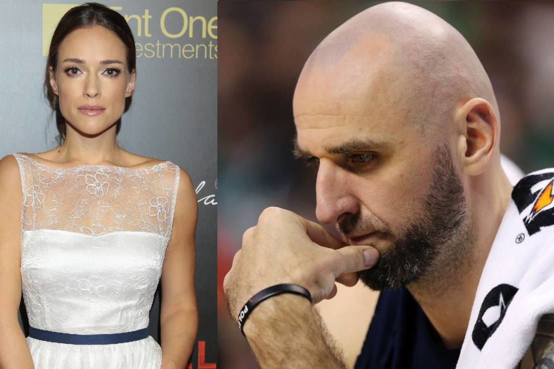 Marcin Gortat broni Alicję Bachledę - Curuś