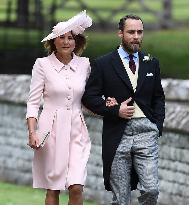Carole Middleton z synem Jamesem