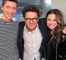 Robert Lewandowski broni żony