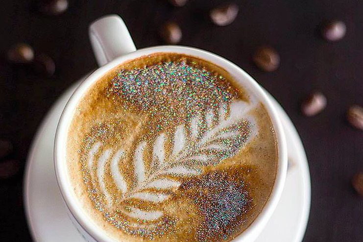 Brokatowe cappuccino -