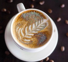 Brokatowe cappuccino -