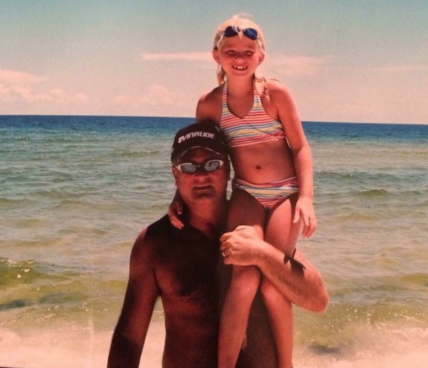 Bailey Sellers z tatą