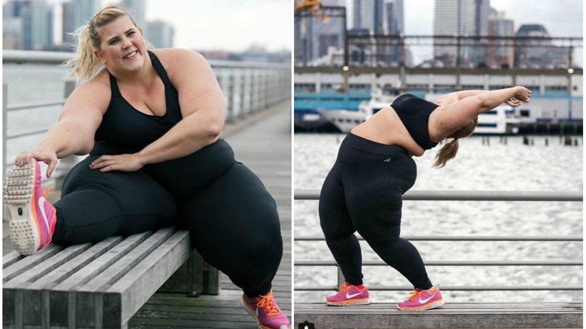 Anna O'Brien w reklamie ubrań sportowych