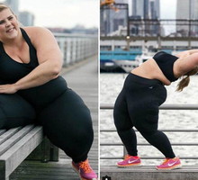 Anna O'Brien w reklamie ubrań sportowych